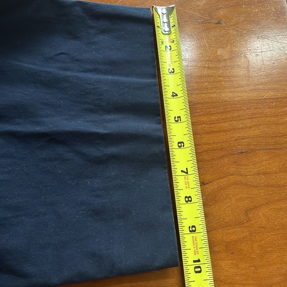 Jones New York Bermuda Shorts Navy Twill Cotton Blend Stretch Shorts w/Side Slit - Picture 13 of 13